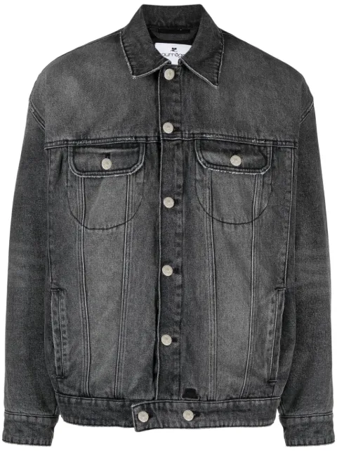 Courrèges Trucker stonewashed denim jacket