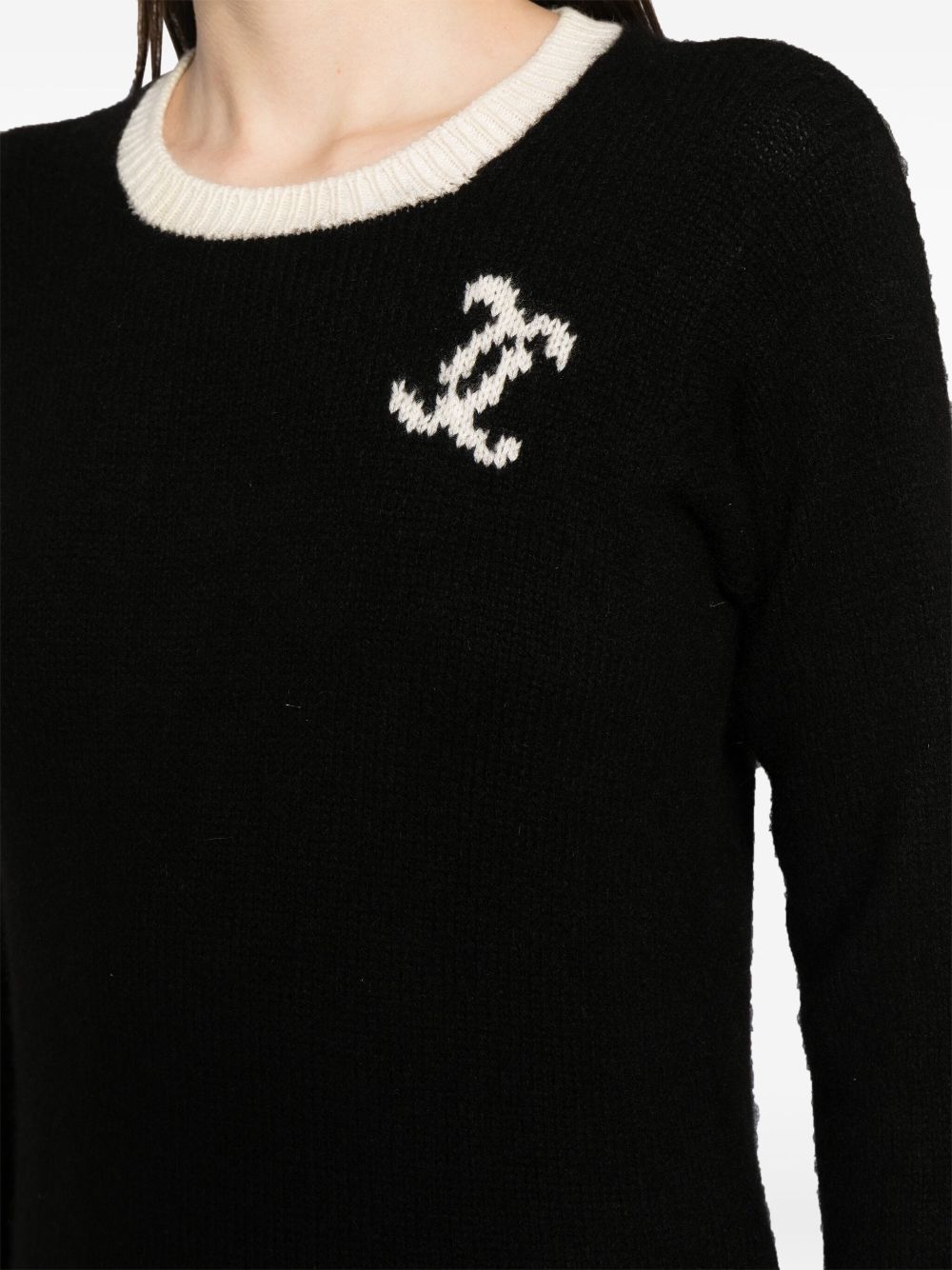 CHANEL 1998 CC-logo cashmere jumper Women