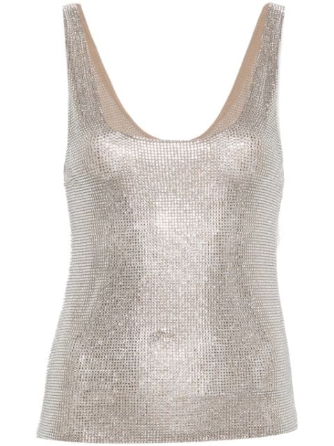 Giuseppe Di Morabito crystal-embellished tank top