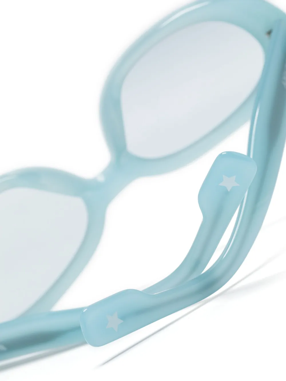 Burberry Kids Bril met rond montuur Blauw