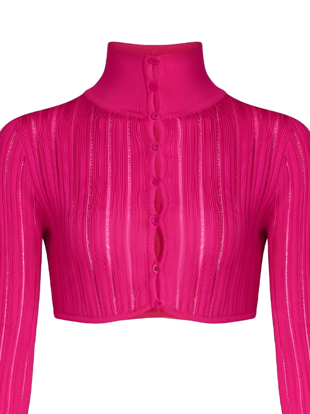 Alaïa ribbed-knit cropped cardigan | Cardigans | Image 2