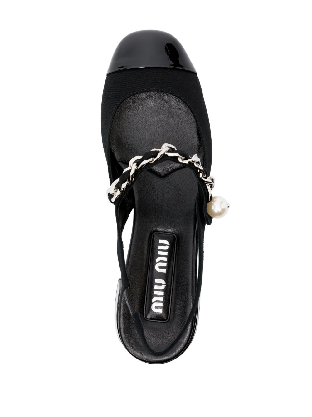 Rep Miu Miu leather slingback pumps Women