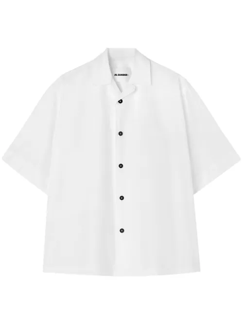 Chemise en coton à manches courtes - Jil Sander - Modalova