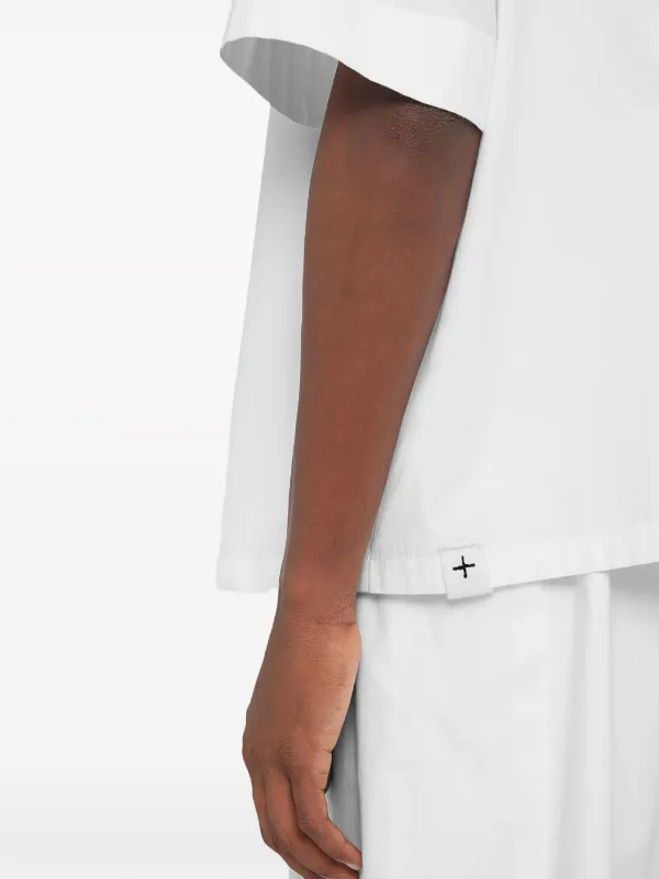 Jil Sander short-sleeve Cotton Shirt | White | FARFETCH JO