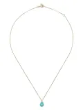 Pascale Monvoisin 9kt yellow gold Orso diamond and turquoise necklace