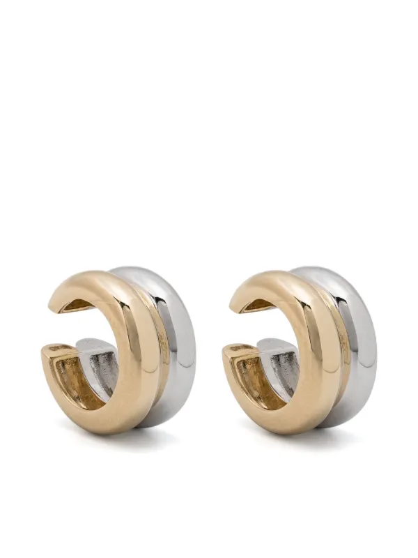 Yvonne Léon 9kt White and Yellow Gold Bouée Ear Cuff