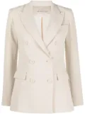 Blanca Vita double-breasted blazer - Neutrals