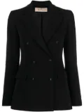 Blanca Vita double-breasted blazer - Black
