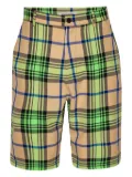 Henrik Vibskov plaid-pattern shorts - Blue