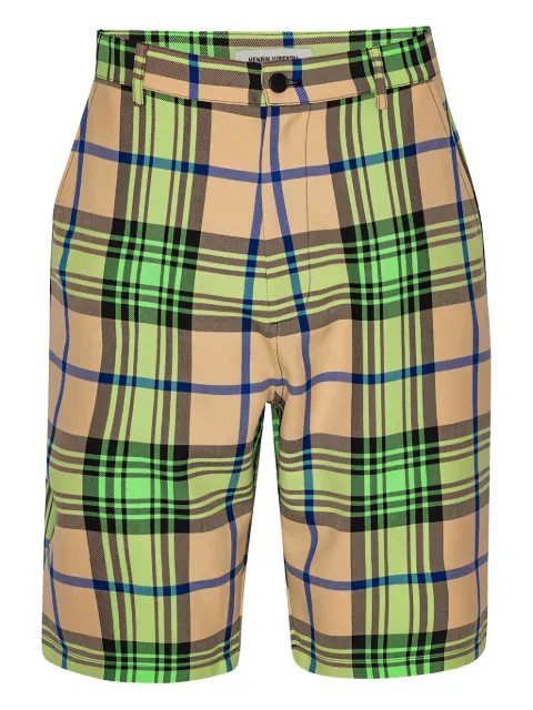 Henrik Vibskov plaid-pattern shorts
