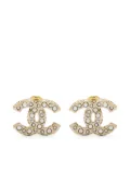 CHANEL Pre-Owned 2000s CC faux-pearl earrings - Gold