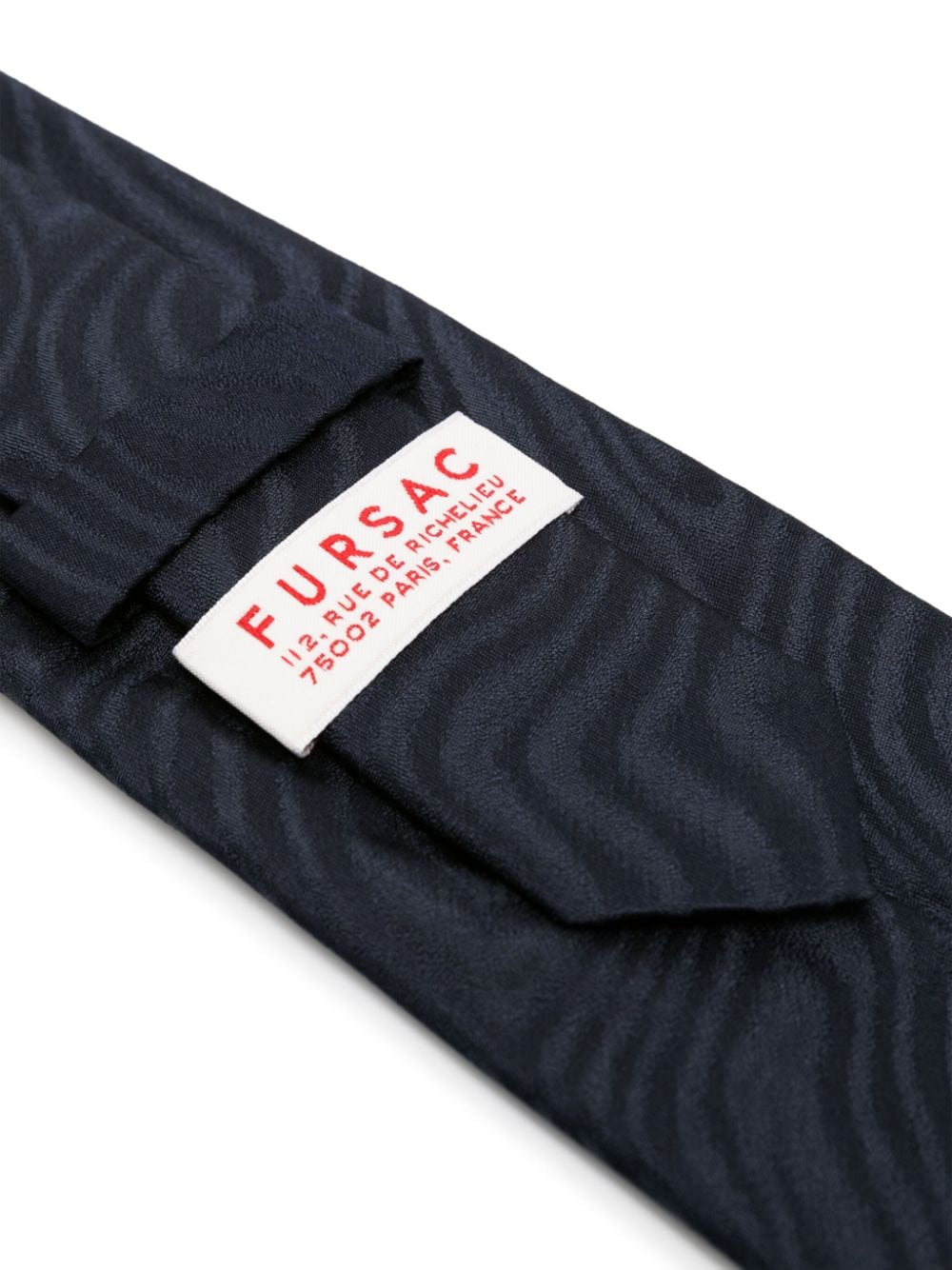 Shop Fursac Patterned-jacquard Silk Tie In Blue