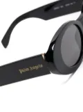 Palm Angels Eyewear Gilroy oval-frame sunglasses - Black