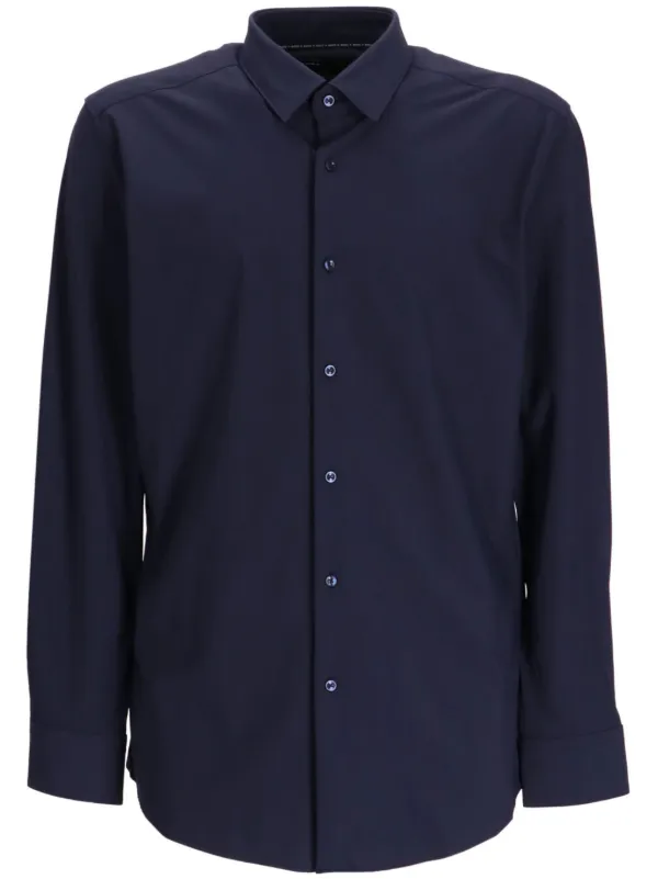BOSS long-sleeves button-up Shirt | Blue | FARFETCH