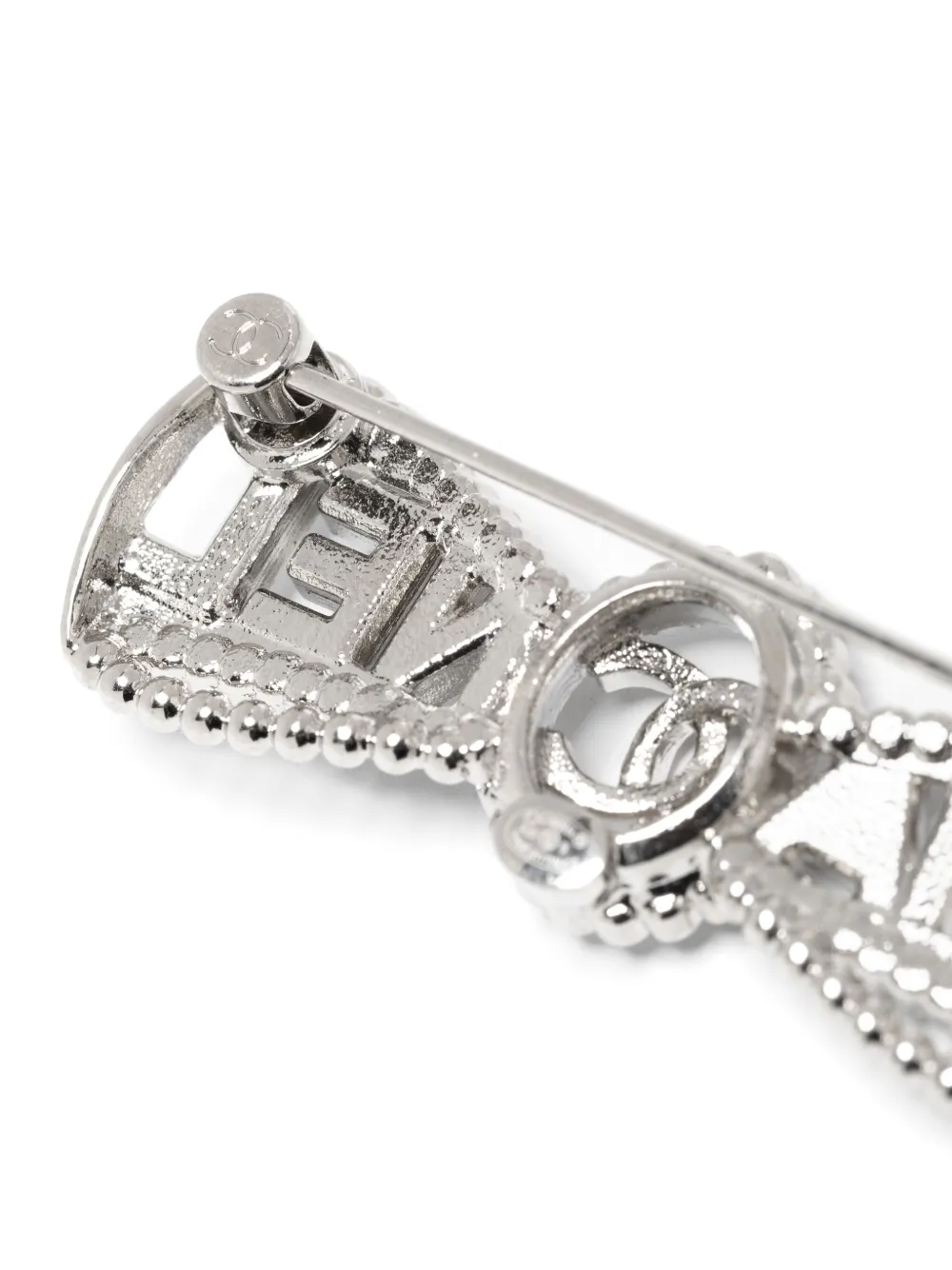 CHANEL Pre-Owned 2000s ココマーク ラインストーン ブローチ