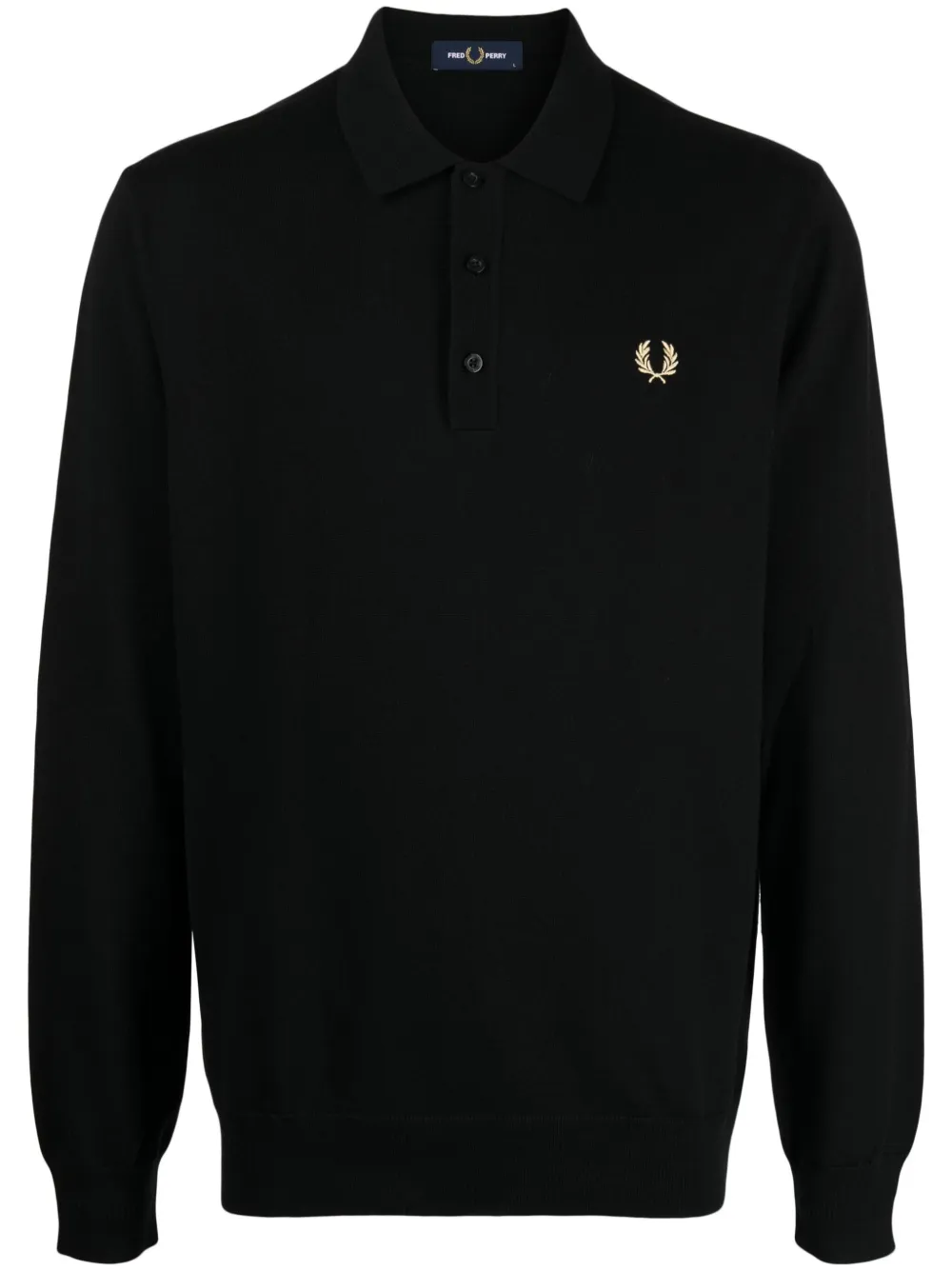 Fred Perry ロゴ セーター | ブラック | Image 1