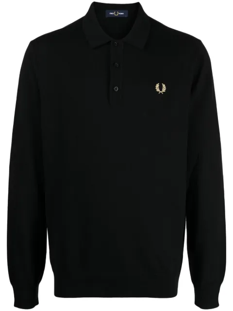 Fred Perry logo-embroidered polo shirt