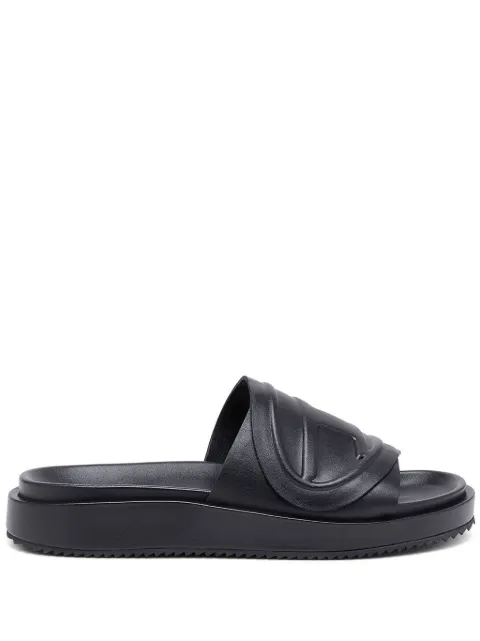 Diesel Sa-Slide D Oval logo-embossed slides Men