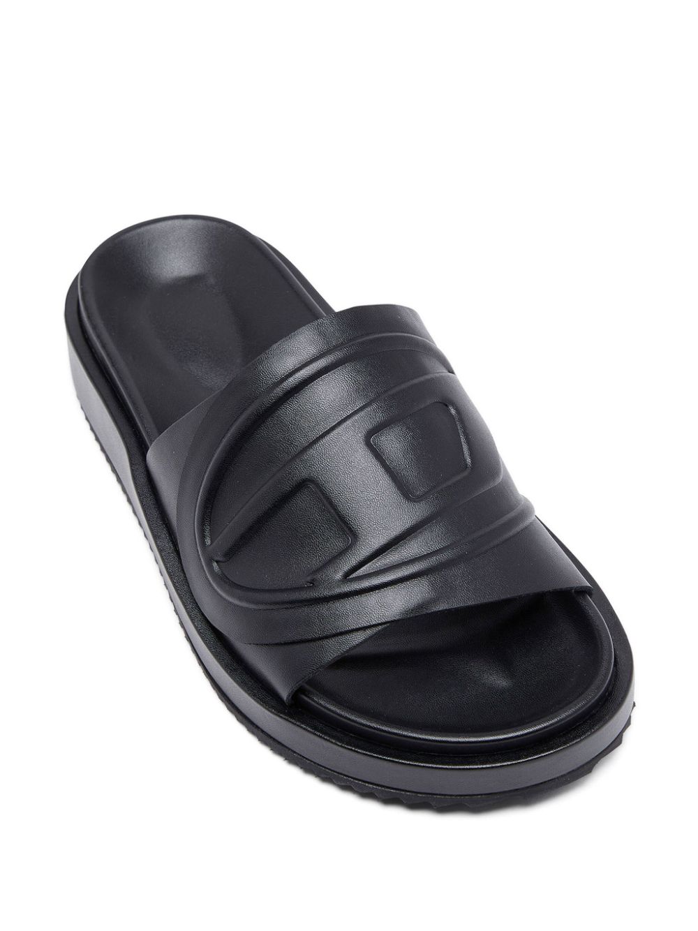 Diesel Sa-Slide D Oval logo-embossed slides Men