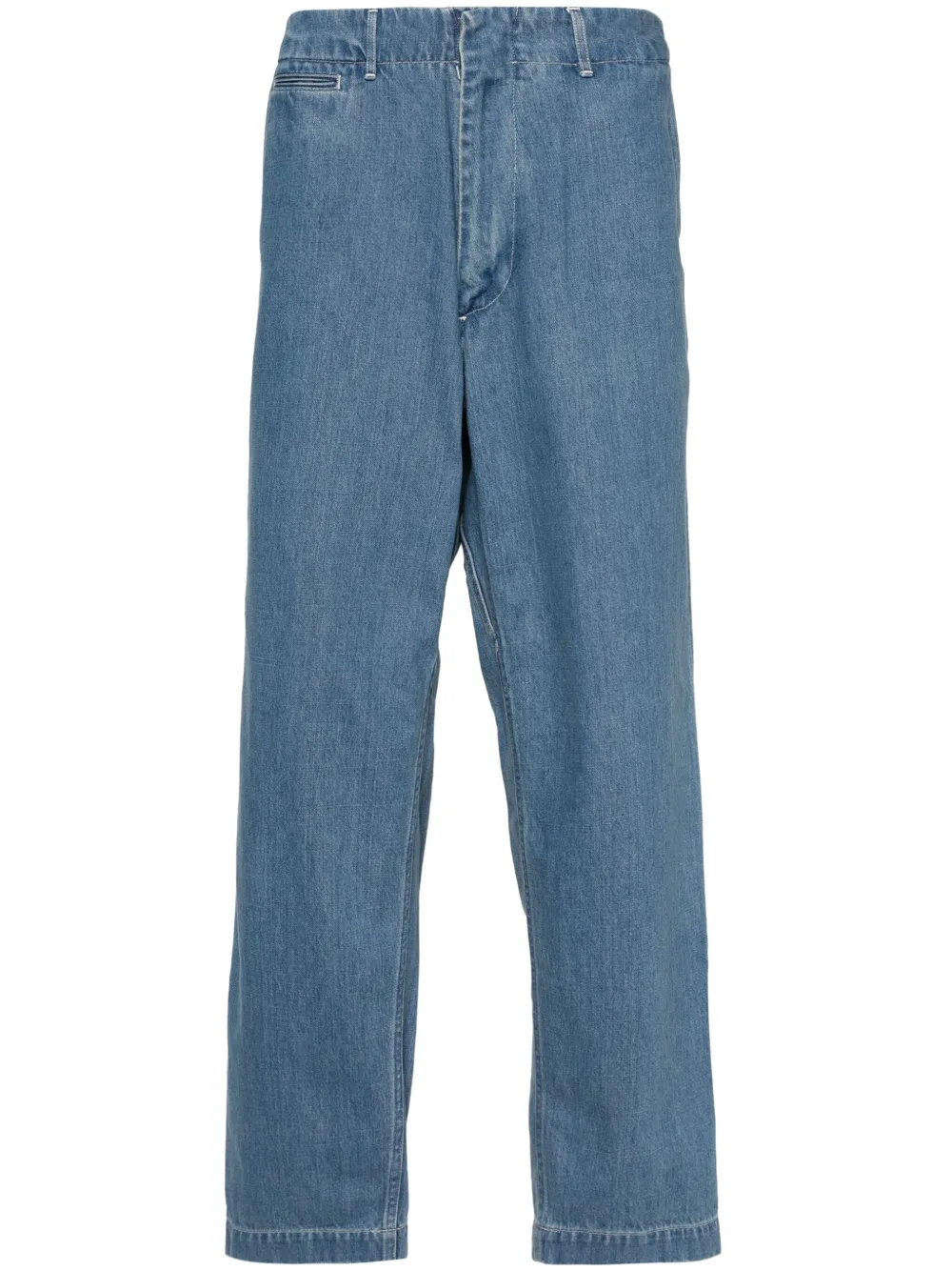 Nanamica wide-leg chino jeans | Blue | Image 1