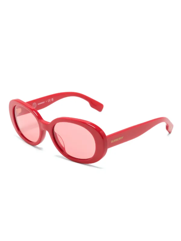 Burberry Kids star print oval frame Sunglasses Farfetch