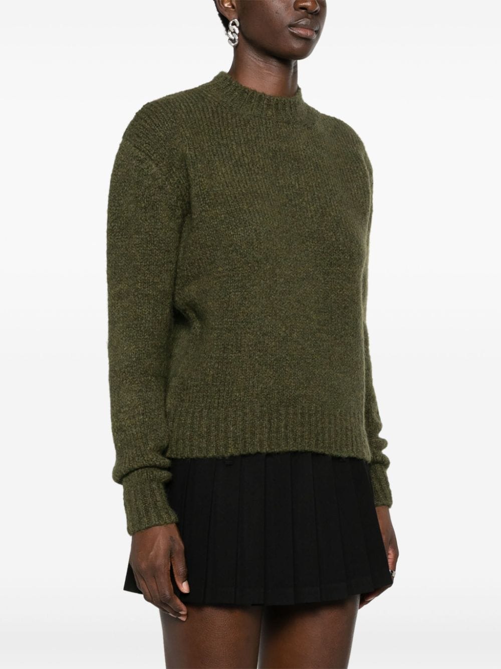 Shop Paloma Wool 1 Besito Intarsia-knit Jumper In Green