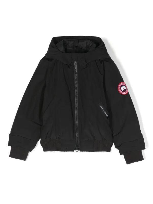 Canada goose black hot sale bomber jacket