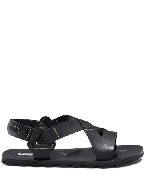 Jil Sander sandales en cuir - Noir - Jil Sander - Modalova