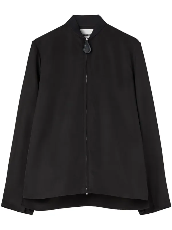 Jil Sander ジップアップ ツイルシャツ - Farfetch