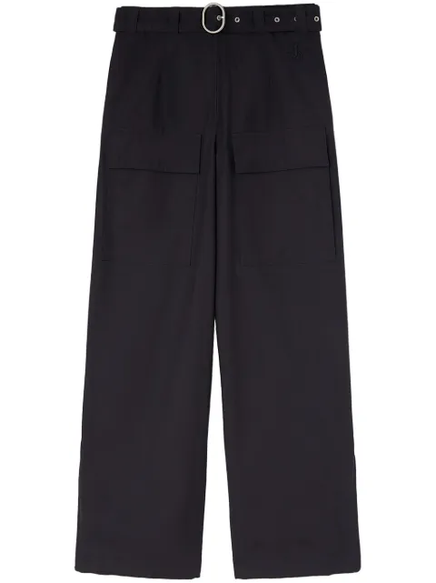 Jil Sander belted wide-leg trousers
