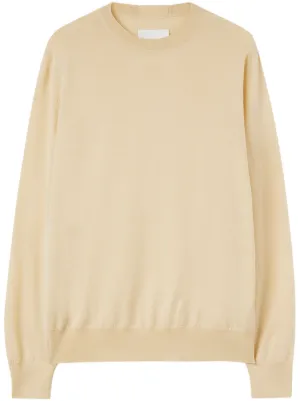JIL SANDER ベージュ クルーネックセーター サイズ46 JIL SANDER ベージュ クルーネック セーター 46 - クルーネック Jil