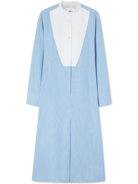 Jil Sander vestido camisero de popelina