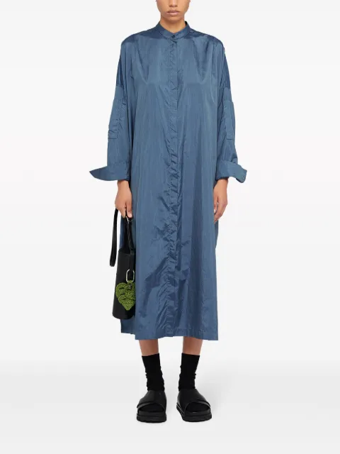 Jil Sander belted collarless midi shirt dress J40CT0145J70003 - 1