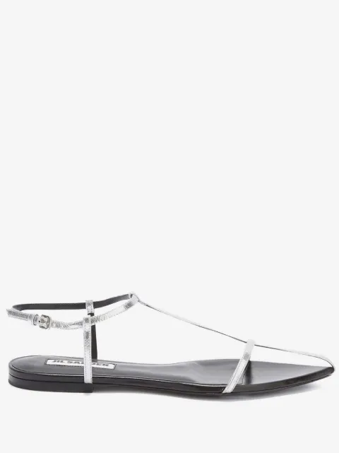 Jil Sander sandales à bout ouvert
