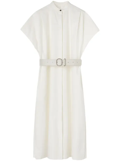 Robe-chemise à design sans col - Jil Sander - Modalova