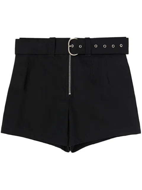 Jil Sander belted denim shorts