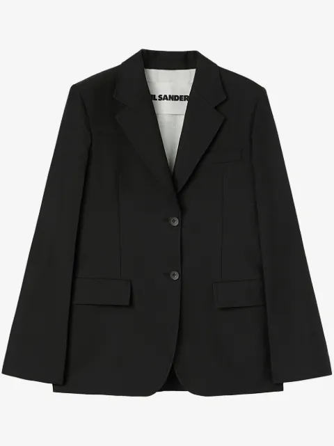 Jil Sander single-breasted crepe blazer