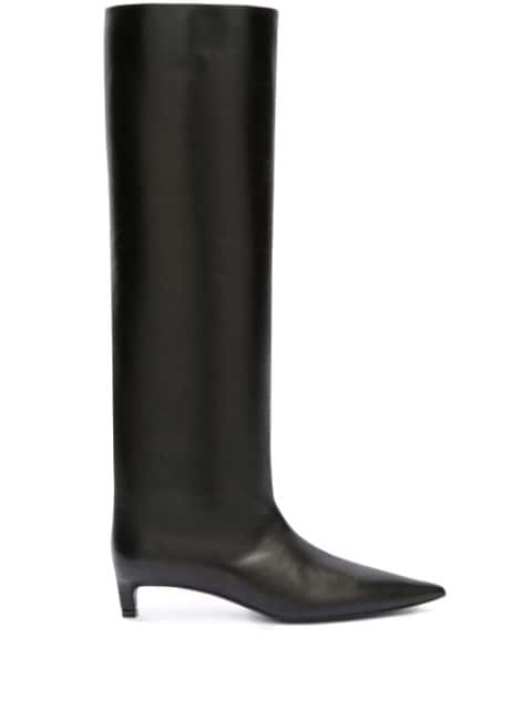 Jil Sander 30mm knee-high leather boots