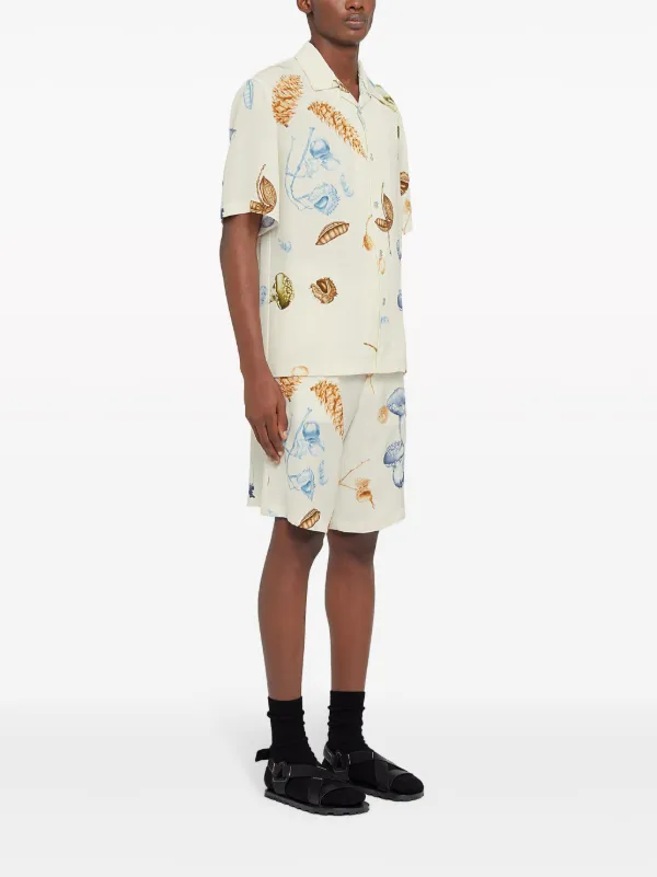 Jil Sander プリント ショートスリーブシャツ | イエロー