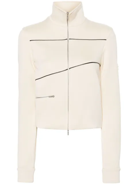Ferragamo logo-patch track bomber jacket