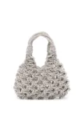 Hibourama Vannifique crystal-embellished mini bag - Silver