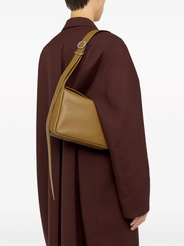 JIL SANDER ボディバッグ ブラウン Jil Sander adjustable-strap Leather Shoulder Bag | Brown | FARFETCH ZA