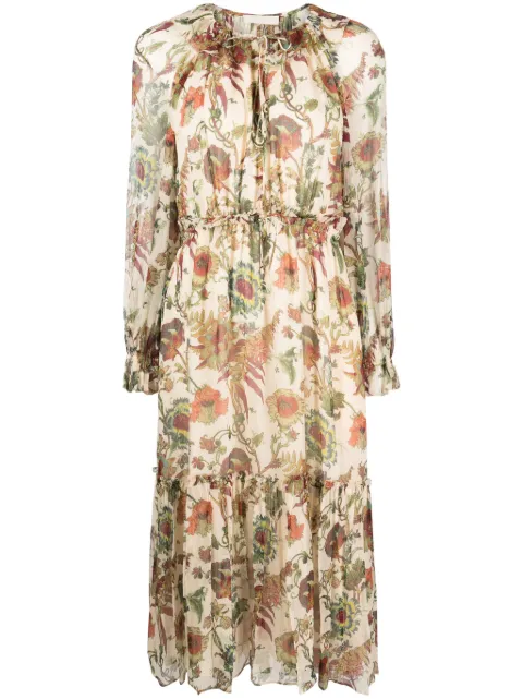 Ulla Johnson Audette floral-print midi dress