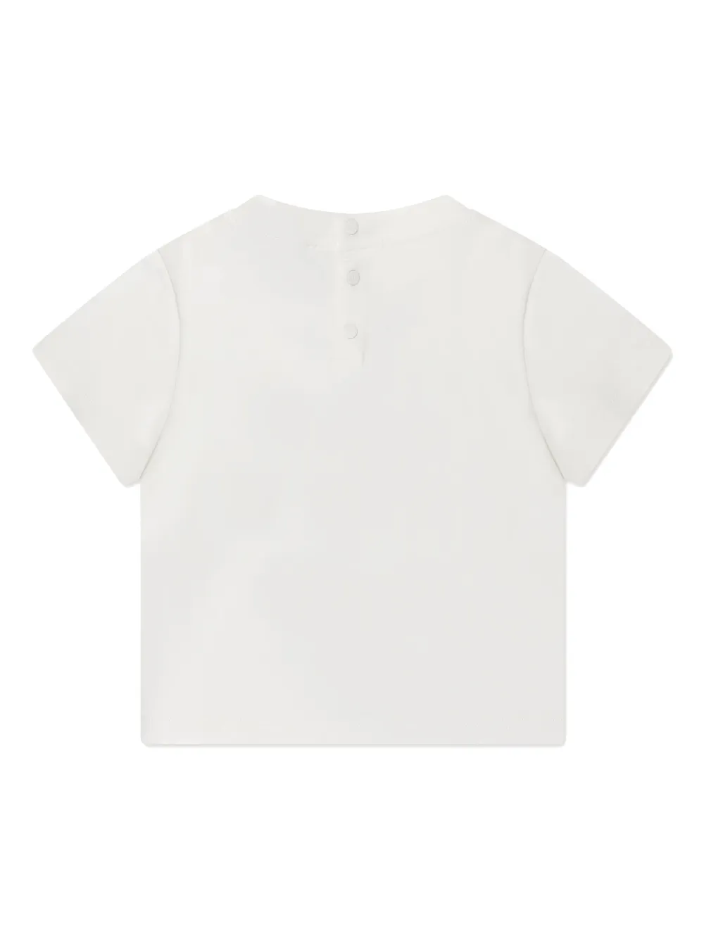 Emporio Armani Kids logo-print organic-cotton T-shirt - Wit