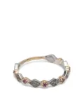 Pascale Monvoisin sterling silver Ava N°1 diamond and pink sapphire ring - Gold