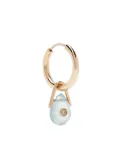 Pascale Monvoisin 9kt white gold Orso aquamarine and diamond single earring