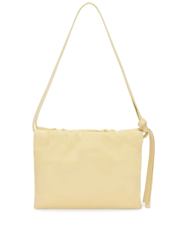 Jil Sander Small Leather Shoulder Bag Yellow FARFETCH CA