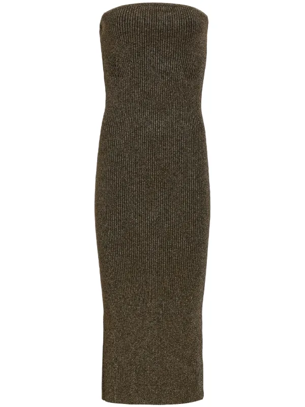 KHAITE The Rumer ribbed-knit Midi Dress | Green | FARFETCH KHAITE The Rumer ribbed-knit Midi Dress | Green | FARFETCH