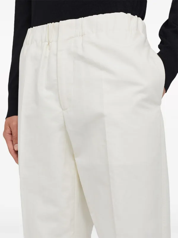 Jil Sander 24AW パンツ ホワイト系 Made In Italy Jil Sander イージーパンツ | ホワイト | FARFETCH JP