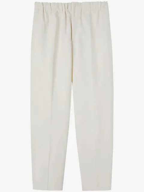 Jil Sander elasticated-waistband cotton trousers